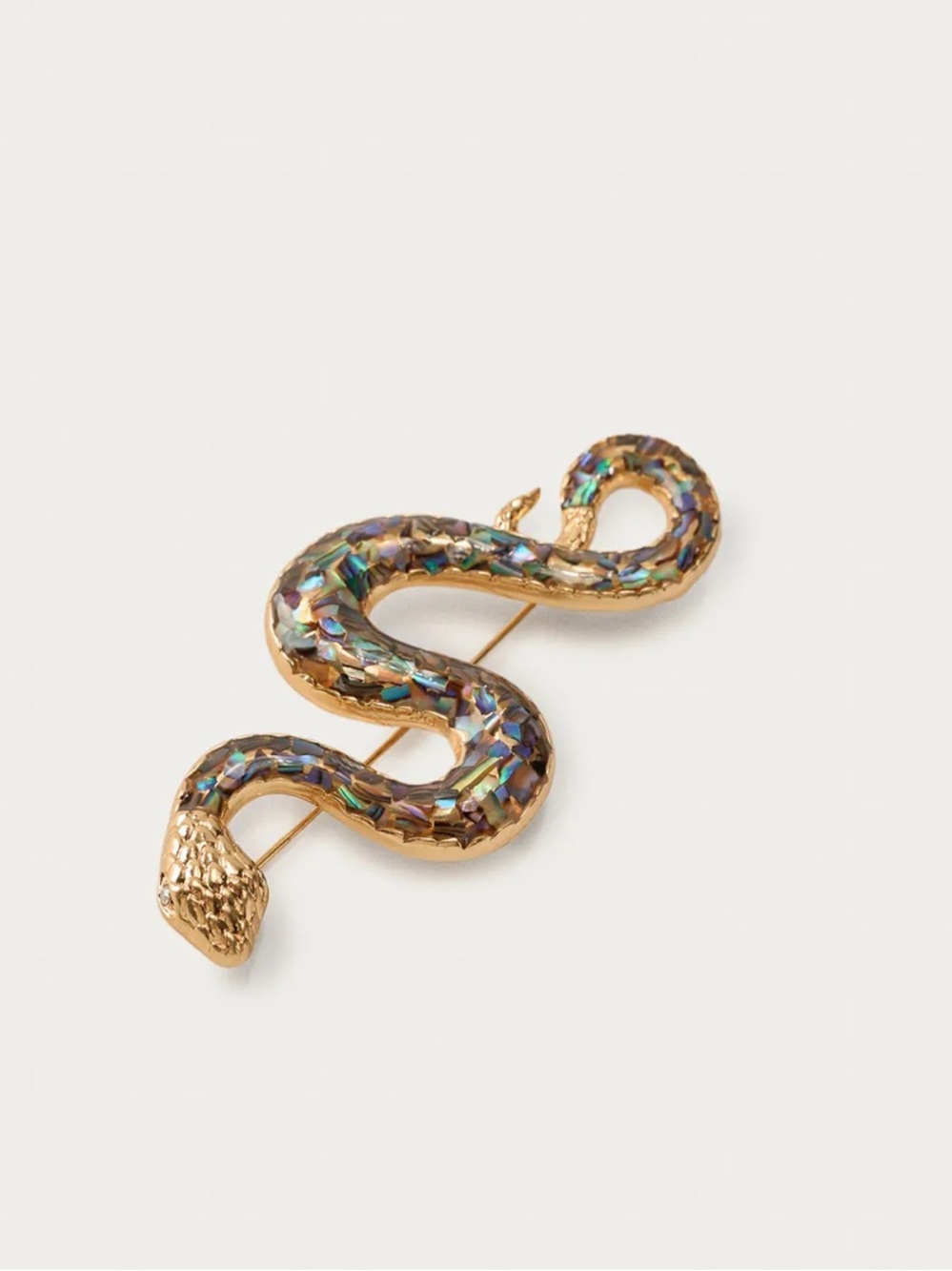 ZARA SNAKE BROOCH MARISA BERENSON X ZARA